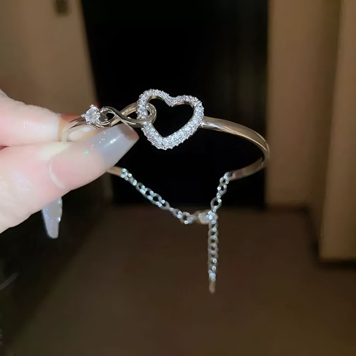 Marseille | Bracelet Cœur Étincelant