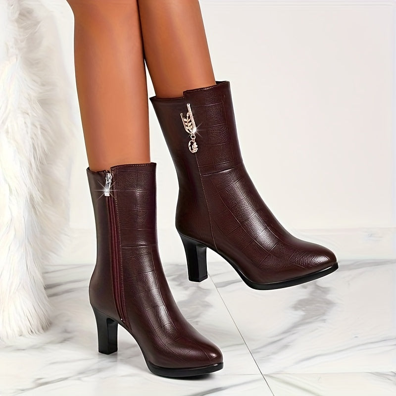 Ophélysse – Bottines Élégantes à Talon Confort