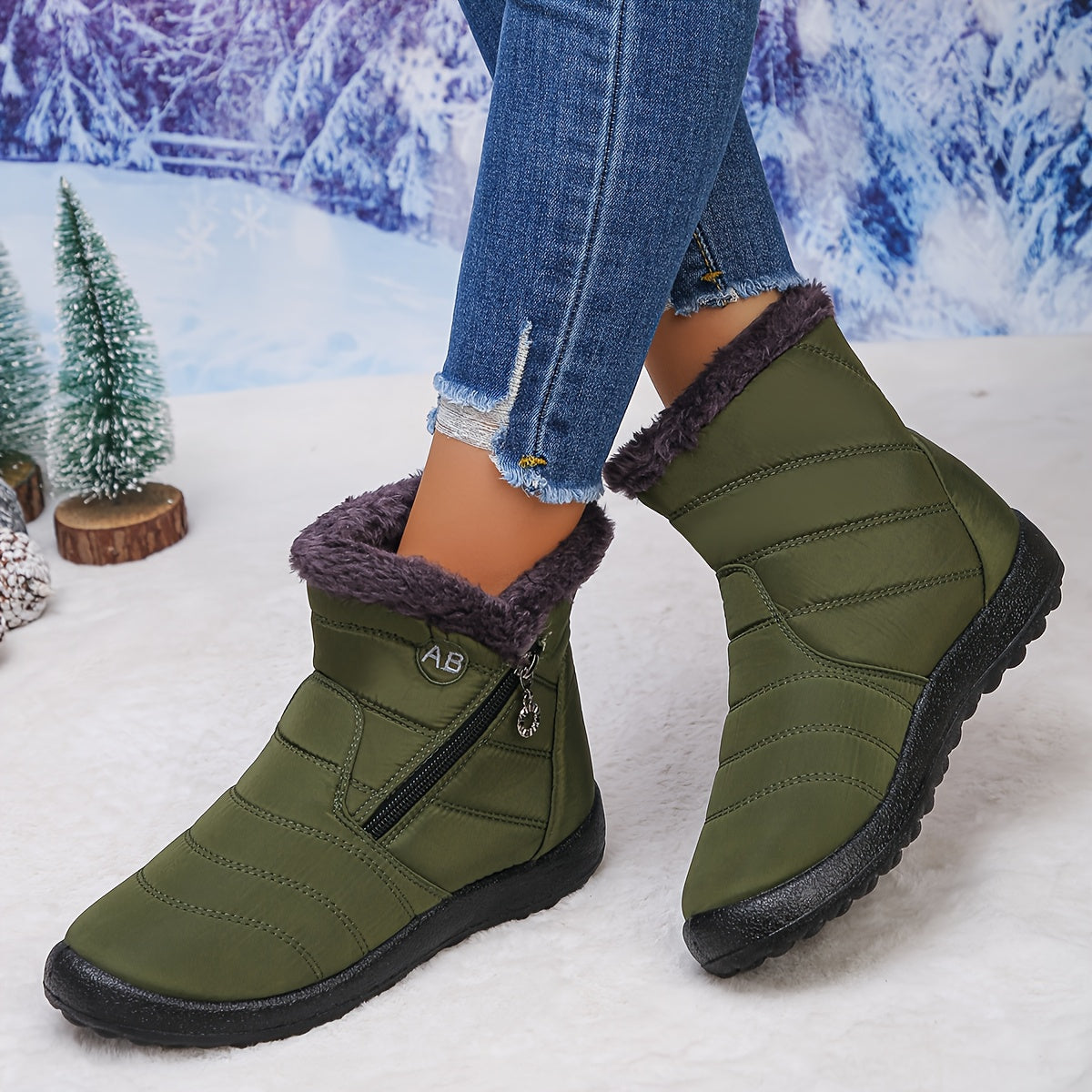 Marivelle | Bottes Hiver Chaudes Antidérapantes