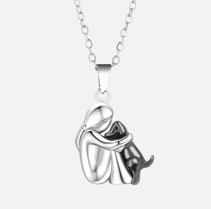 Olivia™ - Collier avec Pendentif en Forme de Chien