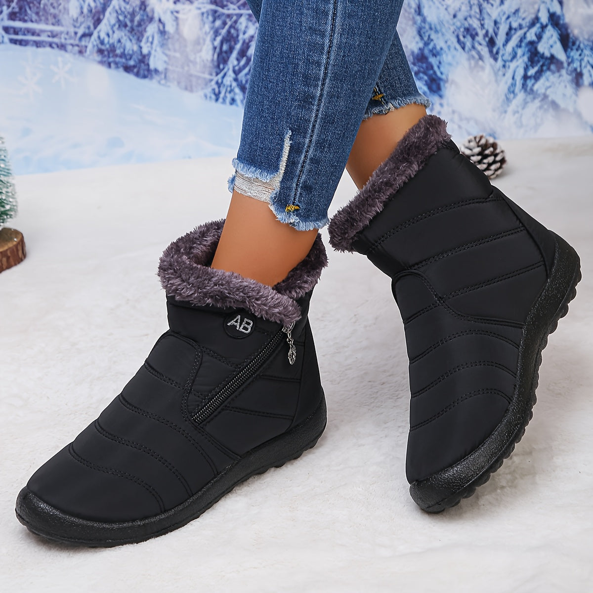 Marivelle | Bottes Hiver Chaudes Antidérapantes