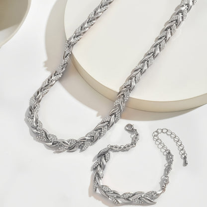 Melisande | Set Collier et Bracelet Brillant
