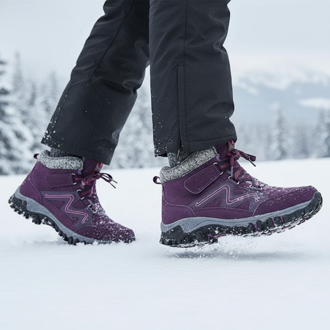 Podiatrail+ – Chaussures de randonnée d’hiver stabilisantes + SEMELLES OFFERTES