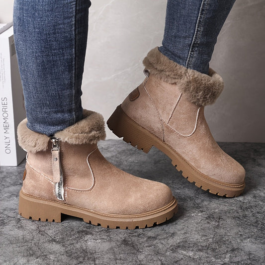 Maëlan | Bottines Chaudes à Doublure Confort