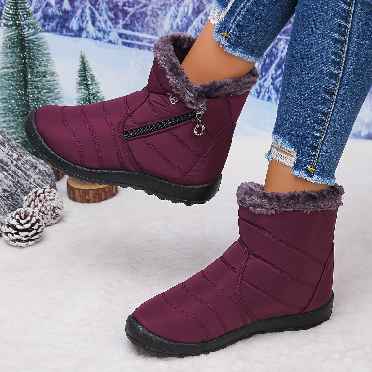 Marivelle | Bottes Hiver Chaudes Antidérapantes